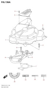 06003F-510001 (2005) 60hp E03-USA (DF60AVT) DF60A drawing RING GEAR COVER