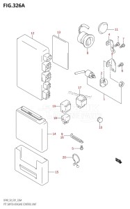 DF40 From 04001F-371001 (E01 E11)  2003 drawing PTT SWITCH /​ ENGINE CONTROL UNIT