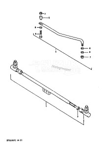 DT65 From 06502-603134-605016 ()  1986 drawing OPT : TIE ROD