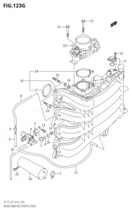 DF175TG From 17502F-410001 (E01 E40)  2014 drawing INTAKE MANIFOLD /​ THROTTLE BODY (DF150ZG:E01)