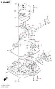 DF200 From 20002F-510001 (E01 E40)  2005 drawing ENGINE HOLDER (DF200Z:E01)