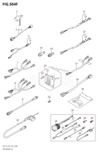 DF175ZG From 17502Z-410001 (E01 E40)  2014 drawing OPT:METER (3) (DF175TG:E40)