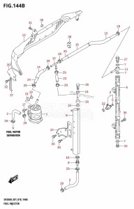 DF250Z From 25003Z-810001 (E40)  2018 drawing FUEL INJECTOR (E40)