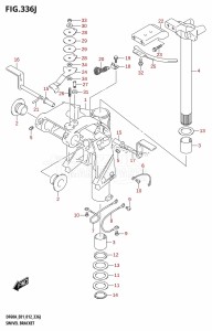 DF50A From 05003F-210001 (E01)  2012 drawing SWIVEL BRACKET (DF60AQH:E40)