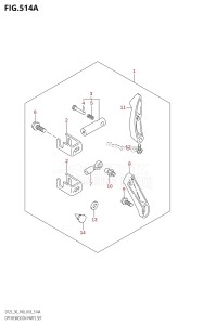 DT25 From 02503K-910001 (P36-)  2019 drawing OPT:REMOCON PARTS SET