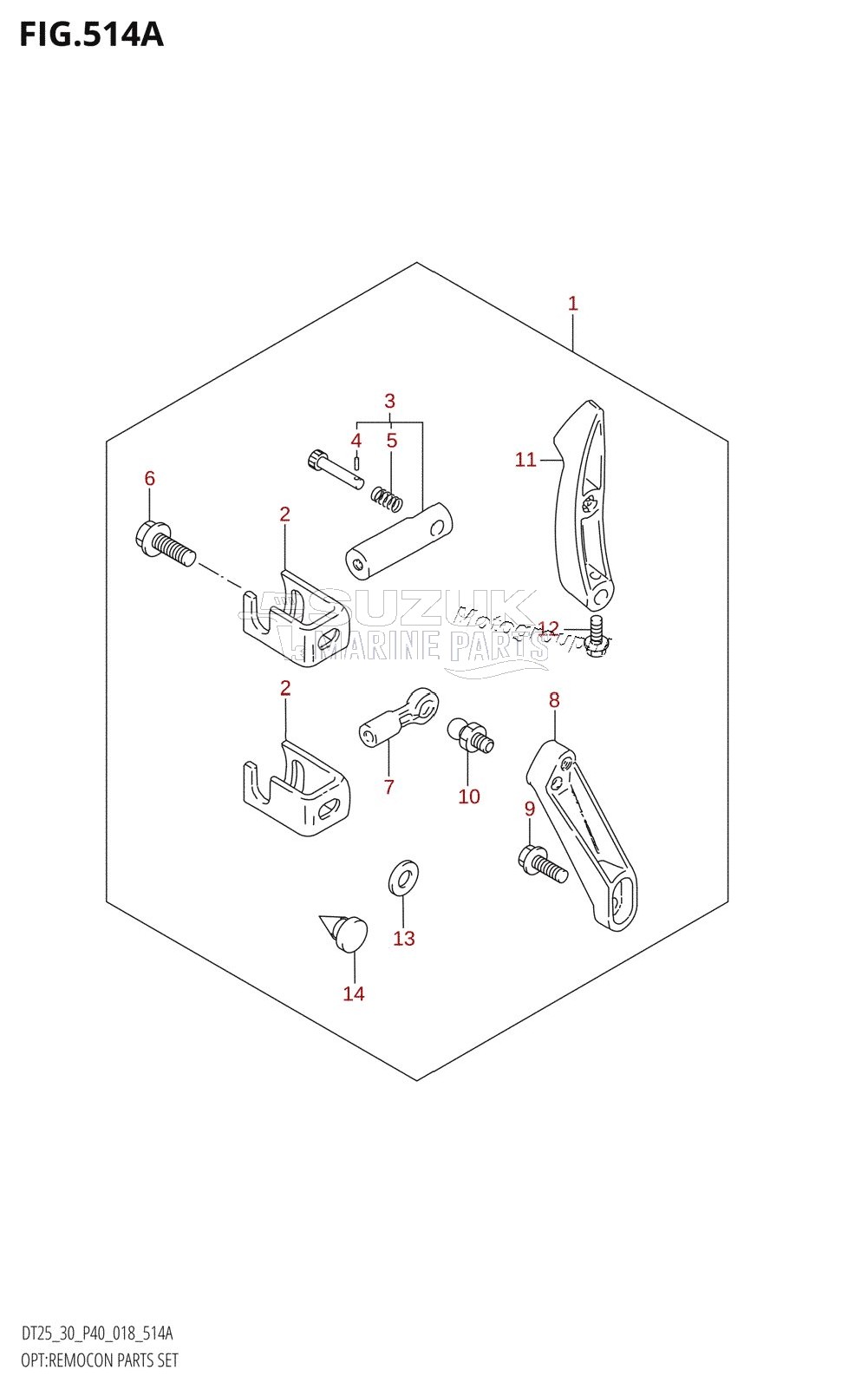 OPT:REMOCON PARTS SET