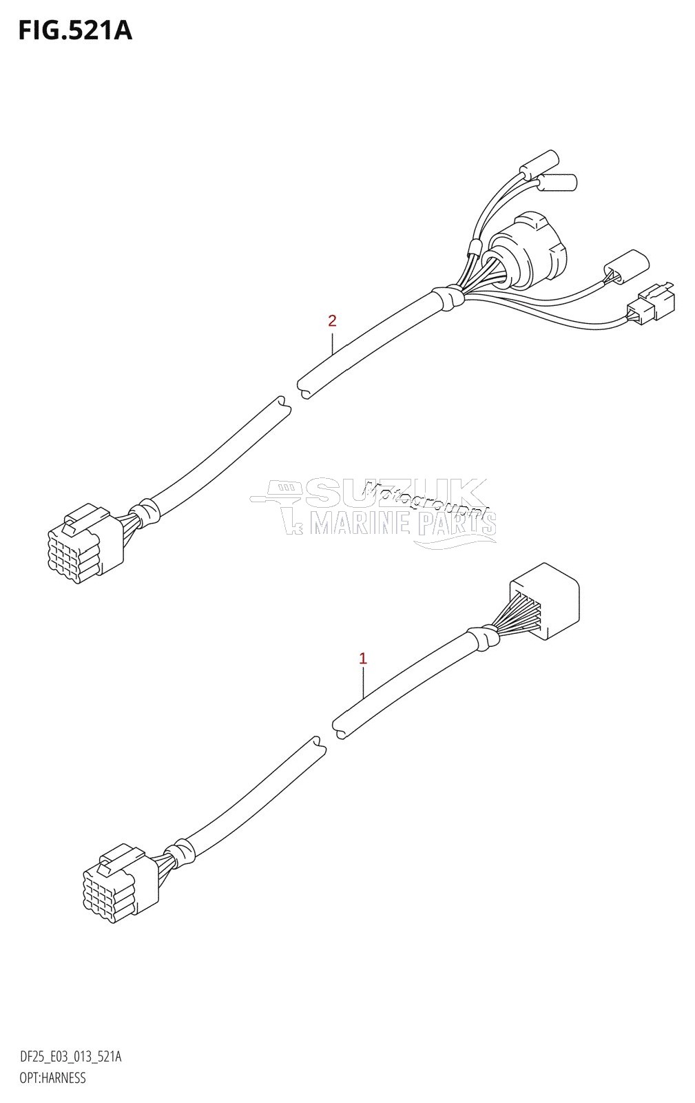 OPT:HARNESS (DF25R:E03)