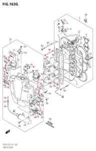 DF250Z From 25003Z-410001 (E03)  2014 drawing THROTTLE BODY (DF250ST:E03)