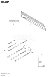 14001F-251001 (2002) 140hp E03-USA (DF140TK2) DF140 drawing OPTIONAL