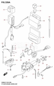 DF300A From 30002P-440001 (E11 - E40)  2024 drawing PTT SWITCH /​ ENGINE CONTROL UNIT (DF250ATSS)