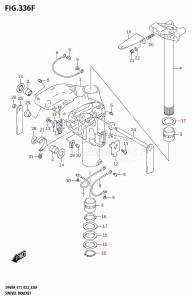 DF50A From 05004F-040001 (E03)  2020 drawing SWIVEL BRACKET (DF50AVT,DF60AVT)