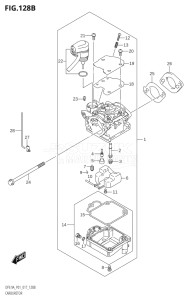 00994F-710001 (2017) 9.9hp P01-Gen. Export 1 (DF9.9A  DF9.9AR) DF9.9A drawing CARBURETOR (DF8AR:P01)