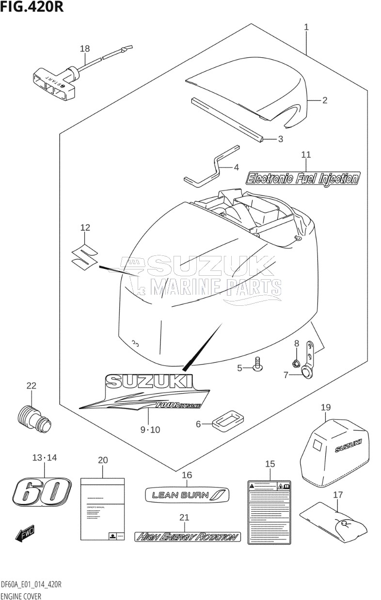 ENGINE COVER (DF60AVT:E01)