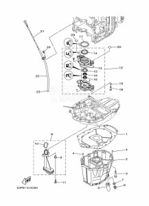 FL150AET1X drawing VENTILATEUR-DHUILE