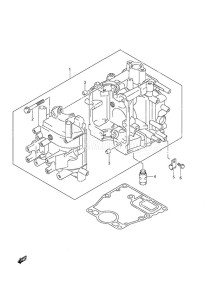 DF 9.9A drawing Cylinder Block