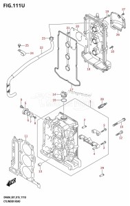 DF50A From 05003F-510001 (E01)  2015 drawing CYLINDER HEAD (DF60AVTH:E40)