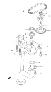 DF 225 drawing Oil Pump