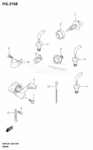 DF250T From 25003F-440001 (E11 - E40 E03)  2024 drawing SENSOR (DF200Z,DF225T,DF225Z,DF250T,DF250Z)