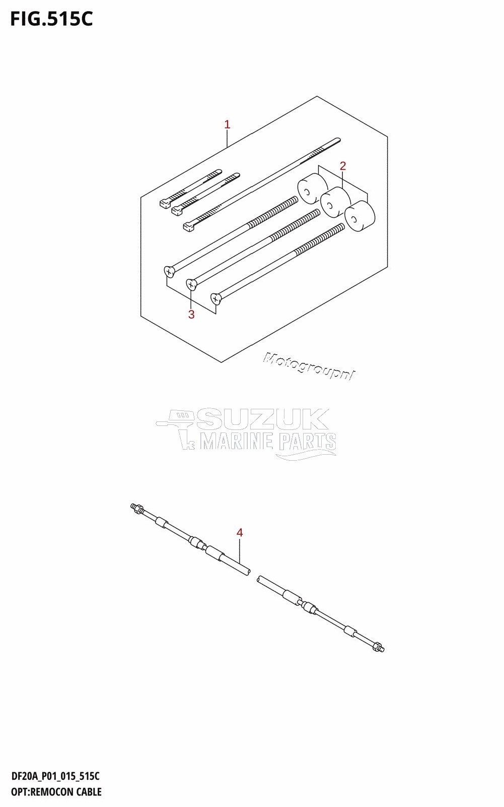 OPT:REMOCON CABLE (DF9.9BT:P01)