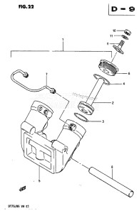 DT85 From 8501-614766 ()  1986 drawing TRIM CYLINDER