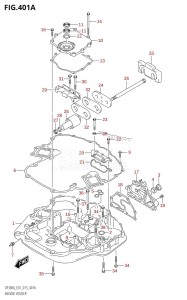 DF300A From 30002P-510001 (E01 E40)  2015 drawing ENGINE HOLDER