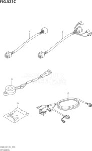 04003F-210001 (2012) 40hp E01-Gen. Export 1 (DF40AQH  DF40AT) DF40A drawing OPT:HARNESS (DF40AST:E34)