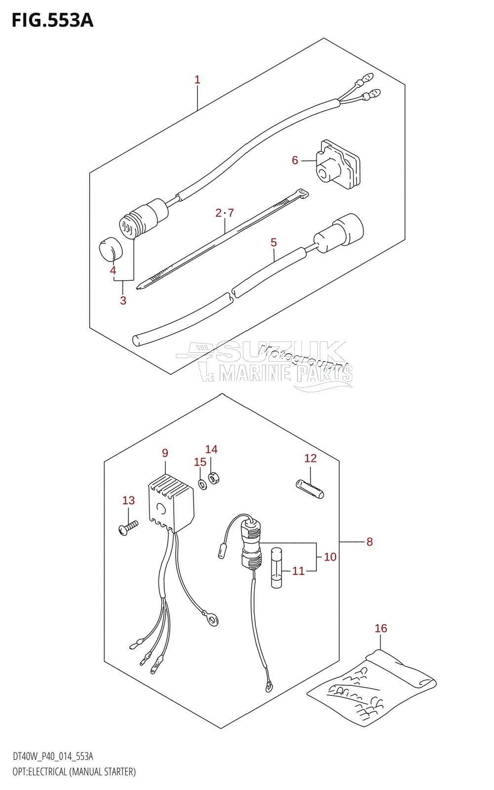 OPT:ELECTRICAL (MANUAL STARTER) (DT40W:P40:M-STARTER)