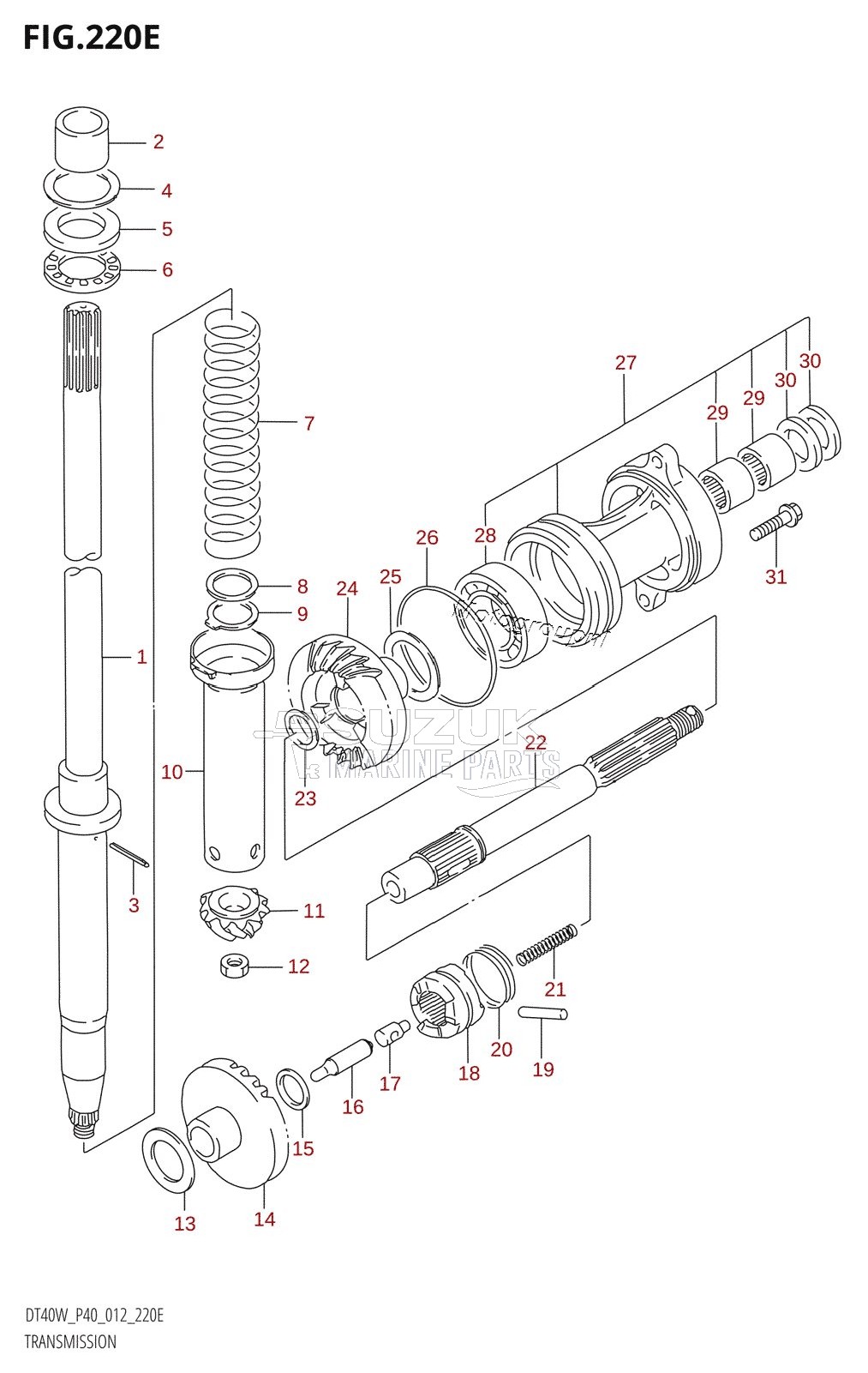 TRANSMISSION (DT40WK:P40)