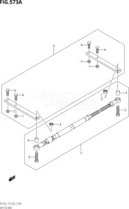 15002Z-110001 (2011) 150hp E01-Gen. Export 1 (DF150Z) DF150Z drawing OPT:TIE ROD