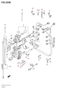 DF225T From 22503F-410001 (E03)  2014 drawing HARNESS (DF200Z:E03)