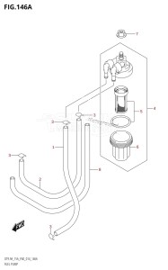 DT15A From 01504-410001 (P40)  2014 drawing FUEL PUMP (DT9.9A:P40)