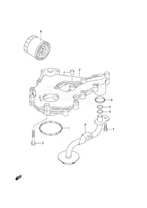 Outboard DF 50A drawing Oil Pump