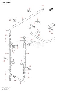 DF200 From 20002F-610001 (E01 E40)  2016 drawing FUEL INJECTOR (DF225T:E40)