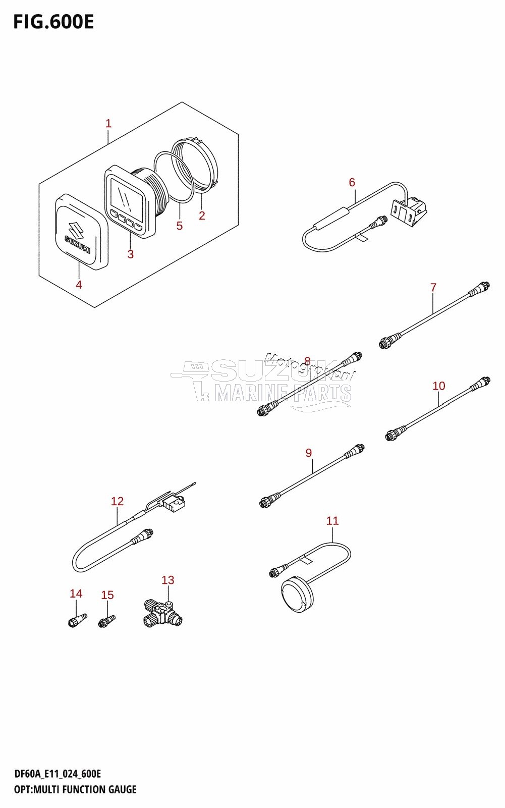 OPT:MULTI FUNCTION GAUGE ((DF40AQH,DF40ATH,DF50ATH,DF60ATH):E01)