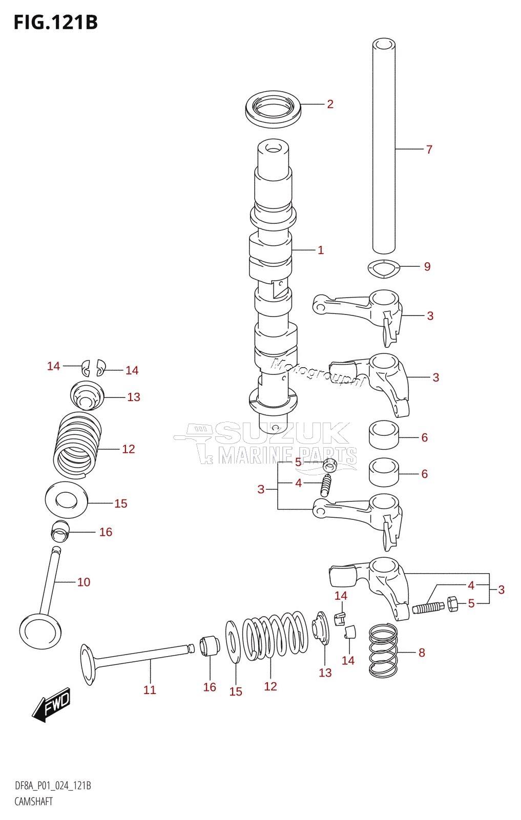 CAMSHAFT (DF8AR)