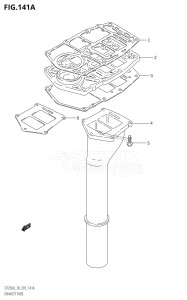 DT25 From 02501K-980001 (E36)  2009 drawing EXHAUST TUBE