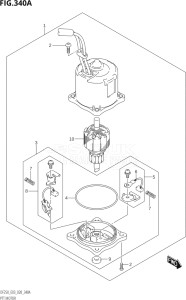 25003Z-040001 (2020) 250hp E03-USA (DF250Z  DF250Z) DF250Z drawing PTT MOTOR (L-TRANSOM)