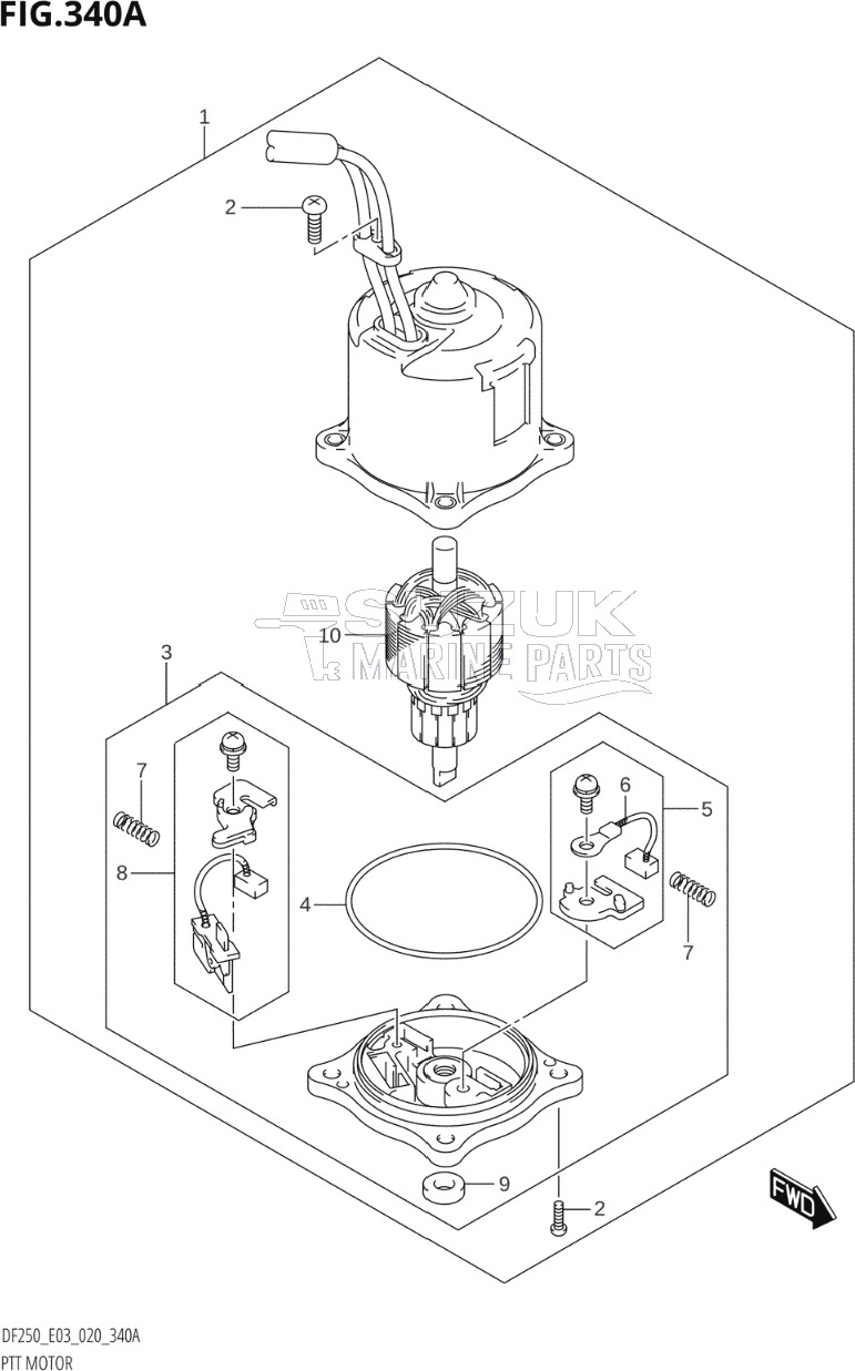 PTT MOTOR (L-TRANSOM)