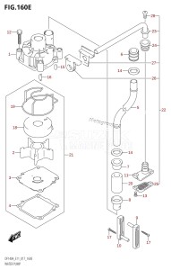 DF115AZ From 11503Z-710001 (E11 E40)  2017 drawing WATER PUMP (DF115AZ:E40)