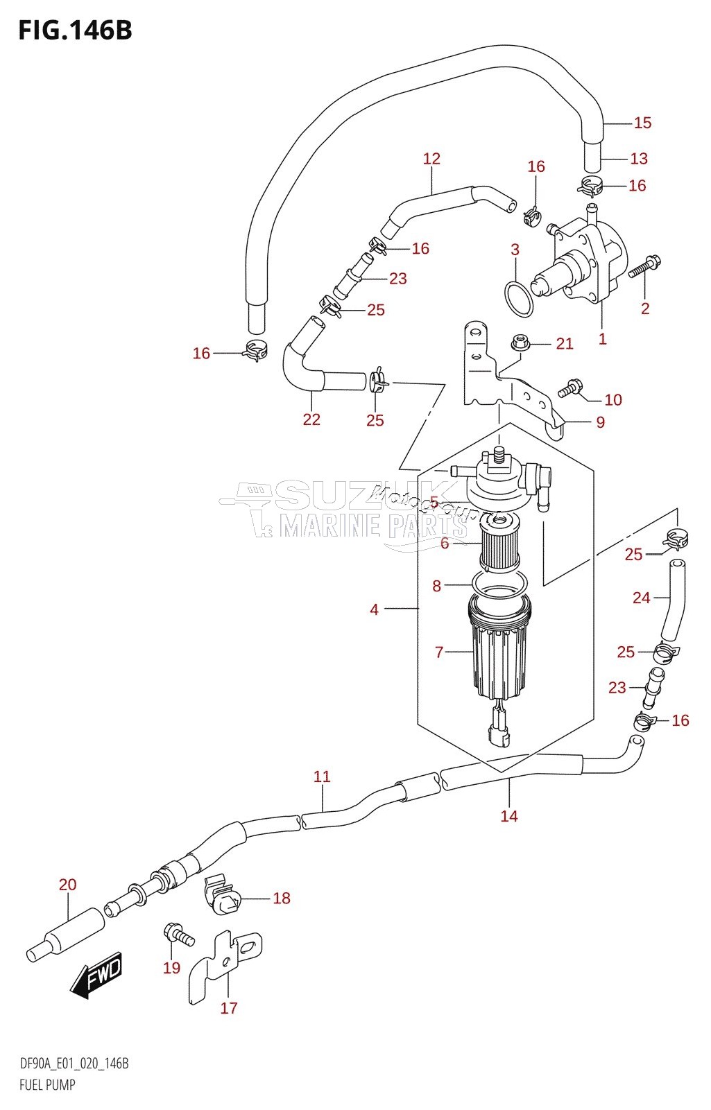 FUEL PUMP (DF90AWQH,DF100B)