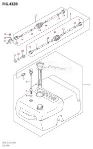 DF70 From 07001F-980001 (E40)  2009 drawing FUEL TANK