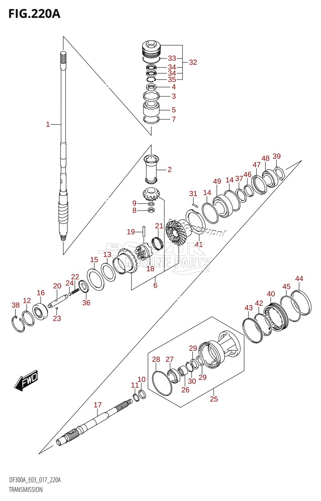 TRANSMISSION (DF300A:E03)