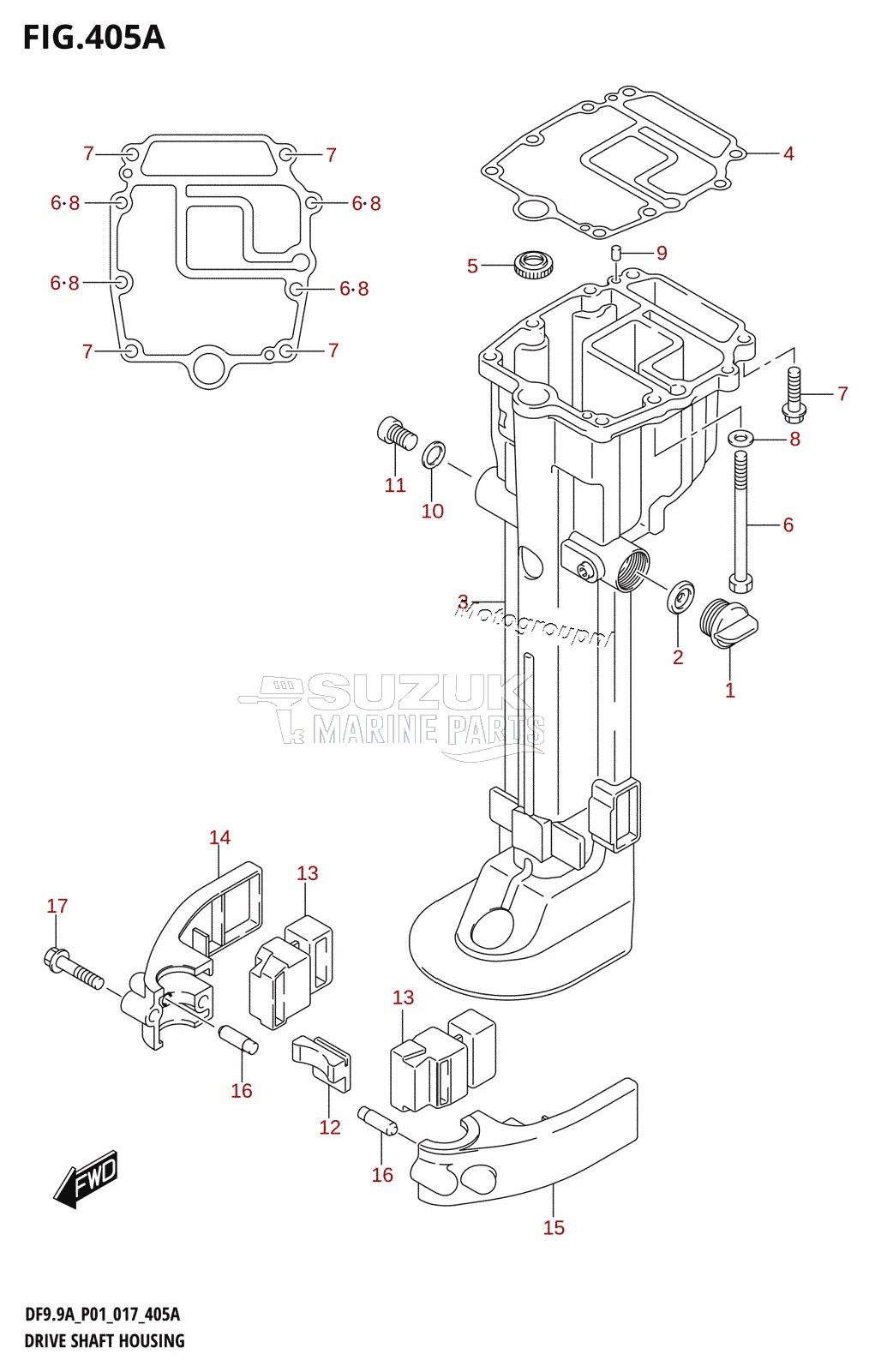 DRIVE SHAFT HOUSING