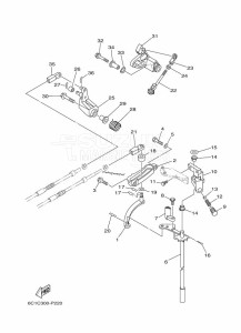 F50HETL drawing THROTTLE-CONTROL