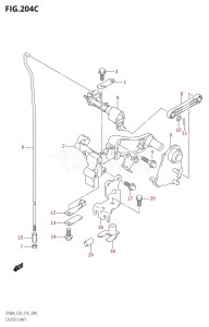 06002F-410001 (2014) 60hp E03-USA (DF60A) DF60A drawing CLUTCH SHAFT (DF60A)