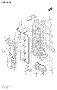 DF150A From 15003F-040001 (E01 E03 E40)  2020 drawing CYLINDER HEAD ((DF200AT,DF200AZ,DF175AT,DF175AZ):023)