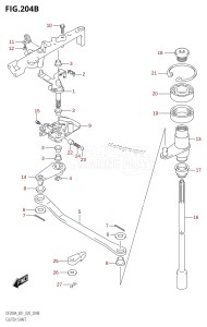 DF150A From 15003F-040001 (E01 E40)  2020 drawing CLUTCH SHAFT (DF200AZ)