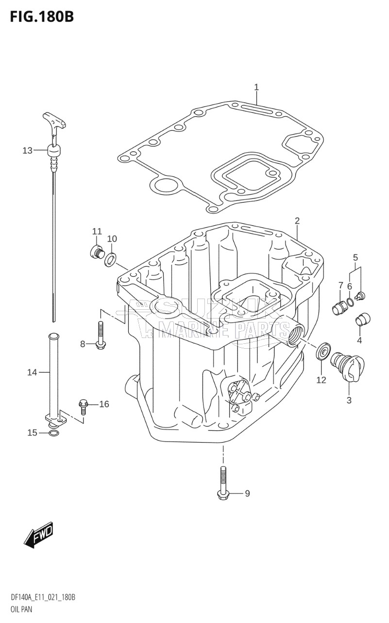 OIL PAN (DF115AT,DF115AZ,DF140AT,DF140AZ)