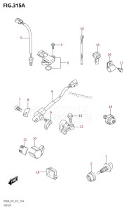 DF70A From 07003F-510001 (E03)  2015 drawing SENSOR