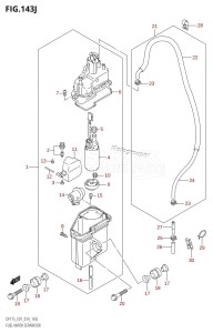 DF175T From 17502F-410001 (E01 E40)  2014 drawing FUEL VAPOR SEPARATOR (DF175T:E01)